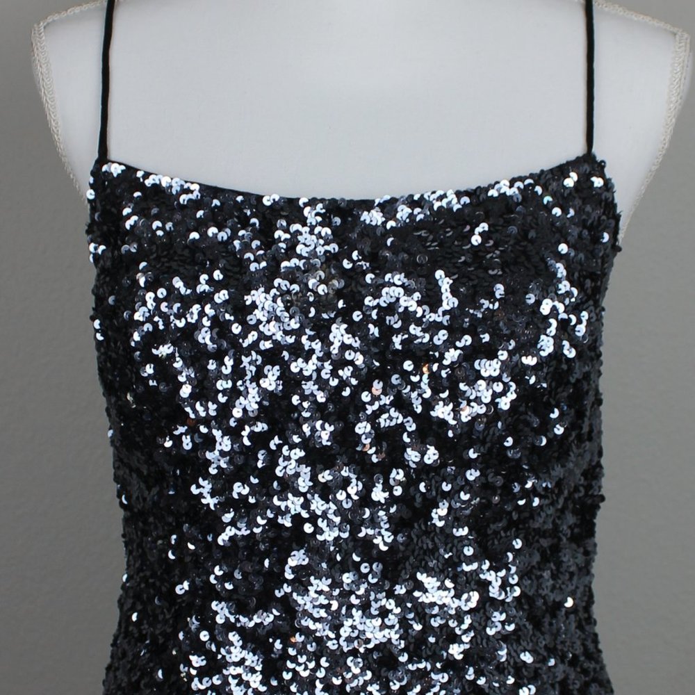 Silver Sequin Top - image 8